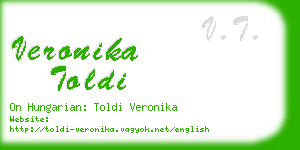 veronika toldi business card